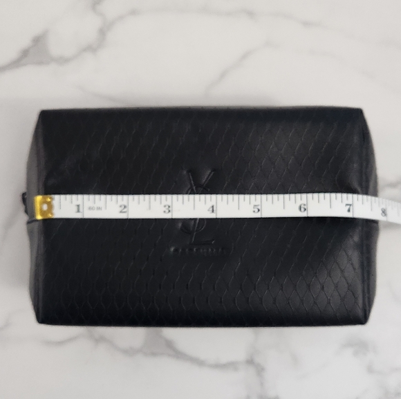 Yves Saint Laurent Textured Black Beauty Bag - Picture 10 of 11